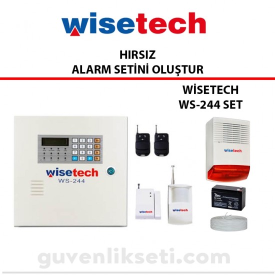 Wisetech WS-244 Kablosuz Alarm - Kendi Setini Oluştur